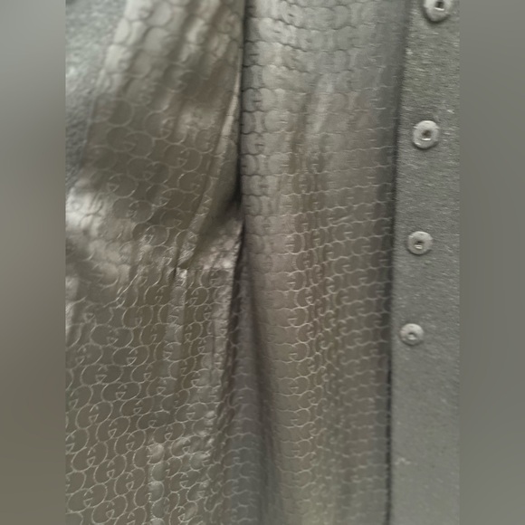 Vintage Gucci Wool Coat, PTP 17” - Picture 5 of 9